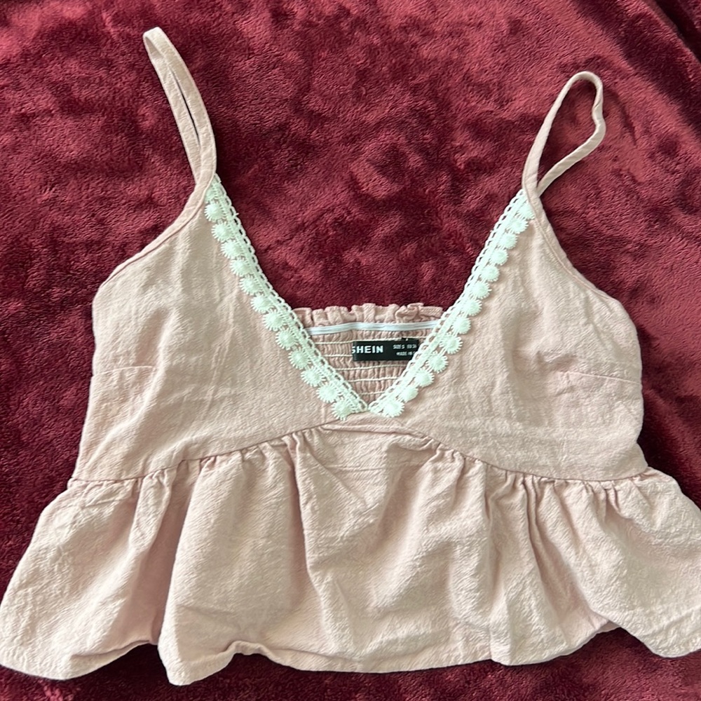 Size-Small. Color- Soft Pink.